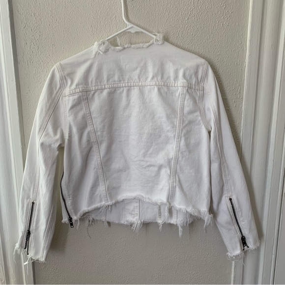 Levis white altared trucker jean jacket L - Picture 2 of 4
